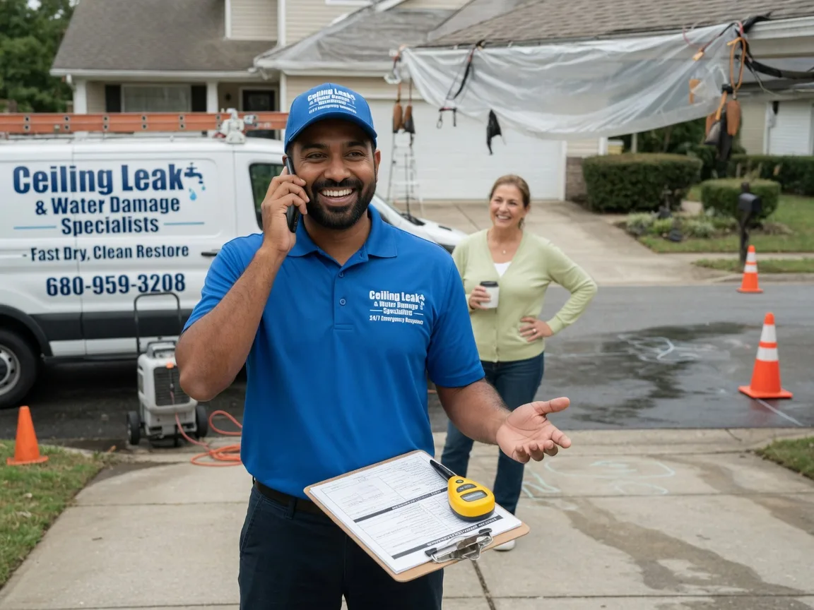 Ceiling Leak Cleanup Stockton, MD FAQs